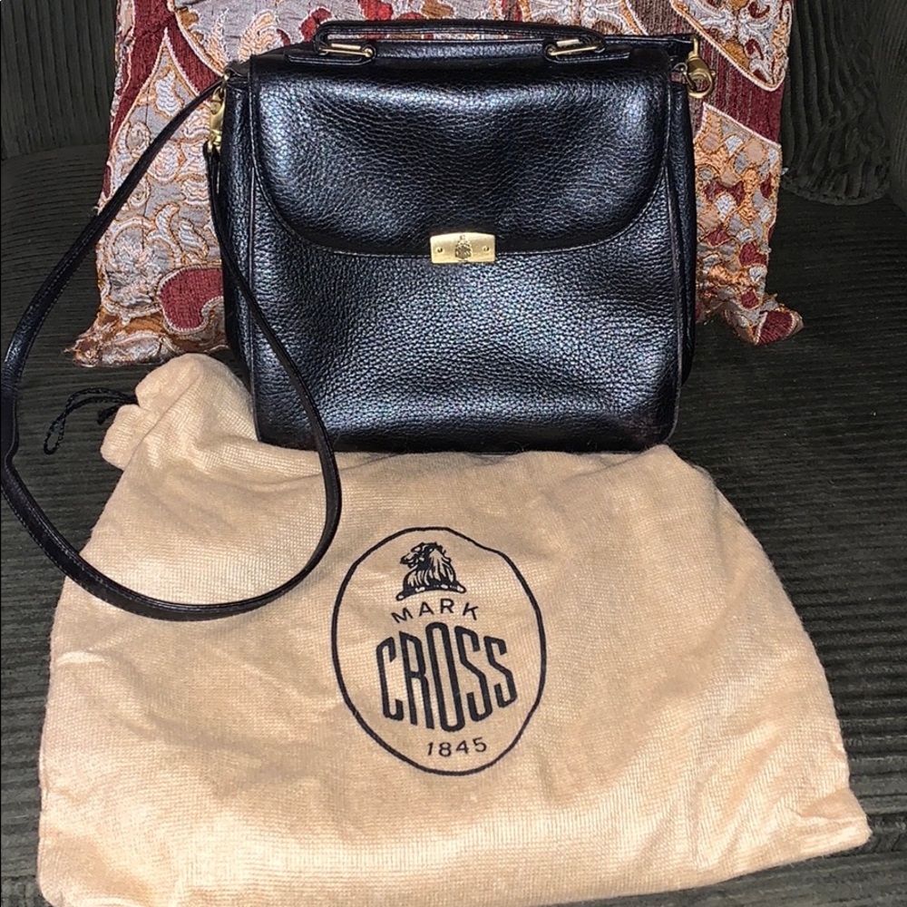 Mark Cross Luxury Pebbled Leather Bag